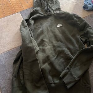 Nike Dark Green Pullover Hoodie